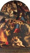 Paggi, Giovanni Battista Madonna and Child with Saints and the Archangel Raphael oil painting picture wholesale